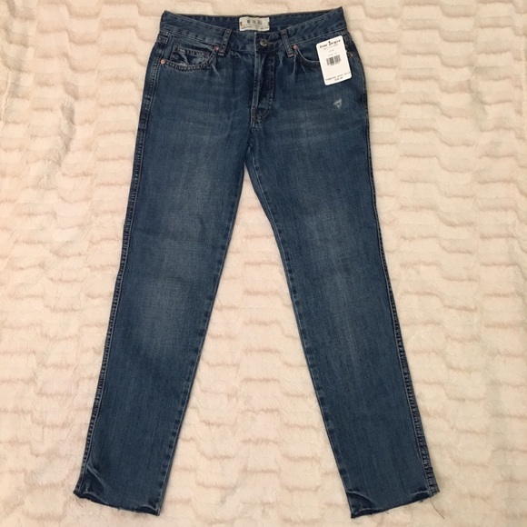 Free People Slim Boyfriend Jeans Sz 24&26 - Picture 3 of 8